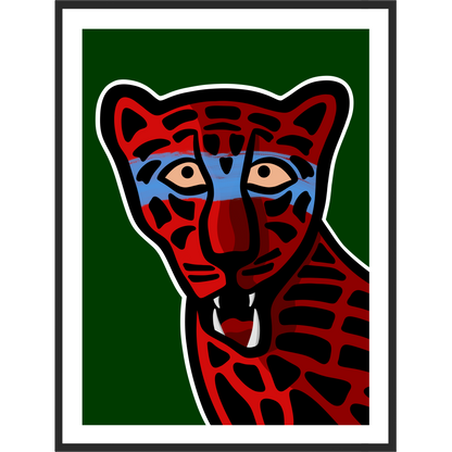 Colorful Leopard Art Print: Bold Animal Wall Art
