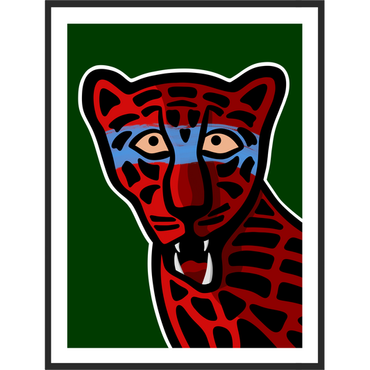 Colorful Leopard Art Print: Bold Animal Wall Art