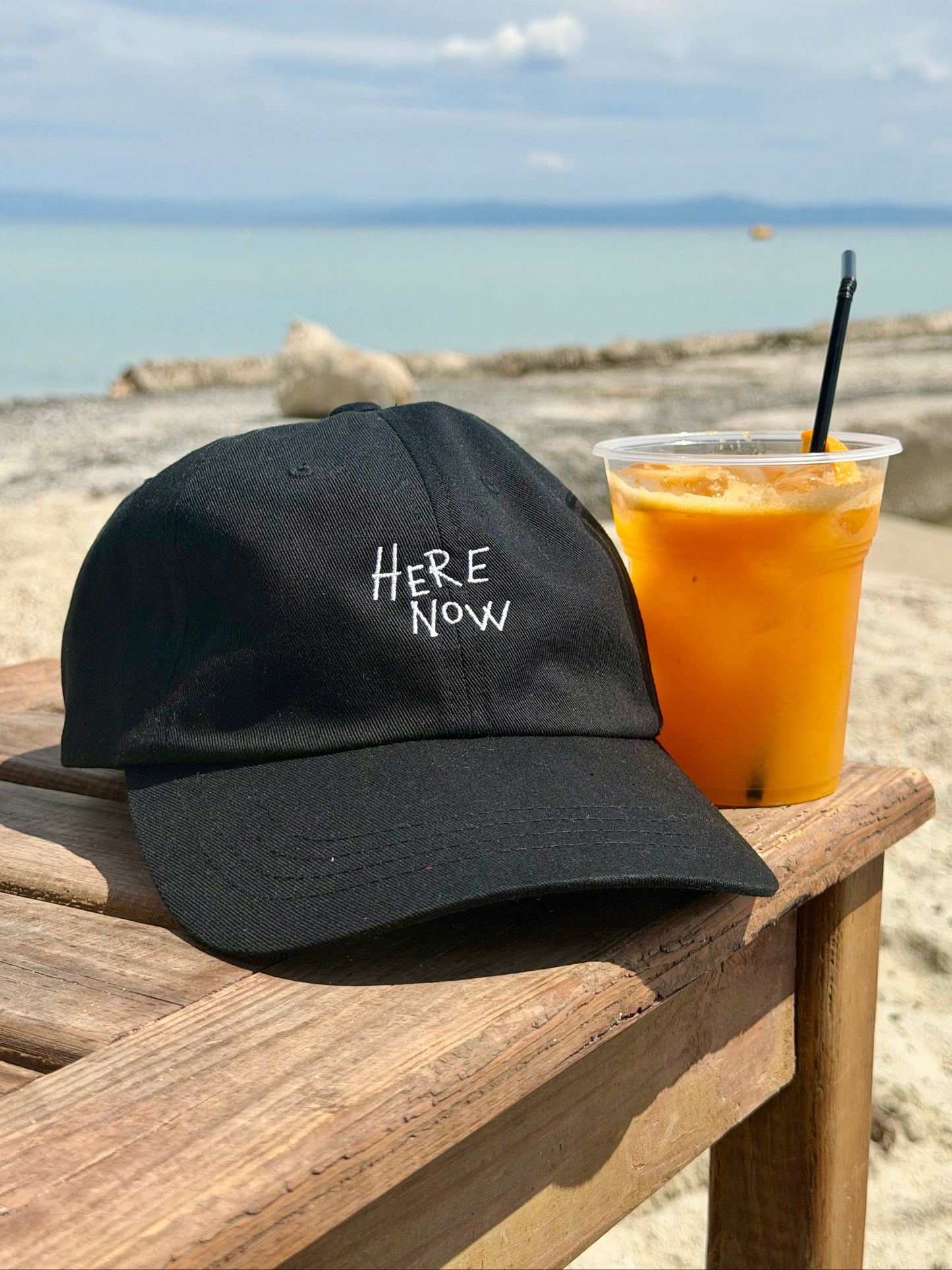 Embroidered Here Now Yolo Cap