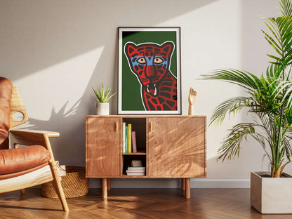 Colorful Leopard Art Print: Bold Animal Wall Art